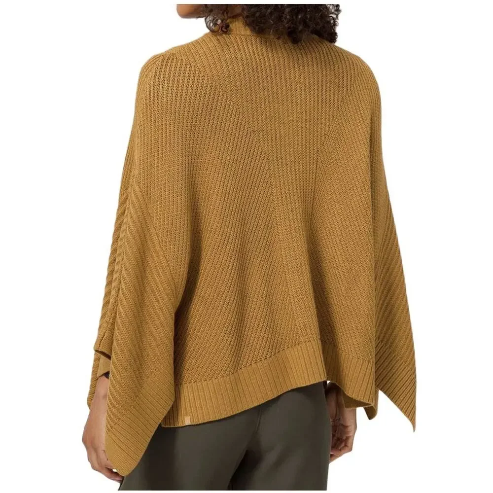 Lululemon Softer Still Wrap – Spiced Bronze Brown – Cashmere Blend Size M/L
